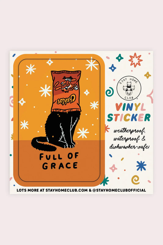 Full Of Grace Vinyl Sticker | Olivia Mew