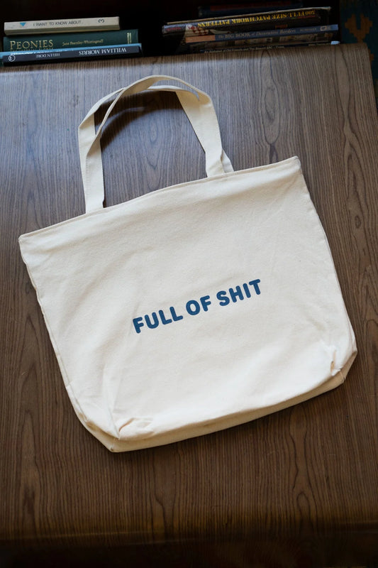 Full of Shit  Zip Tote | Olivia Mew (Canada)