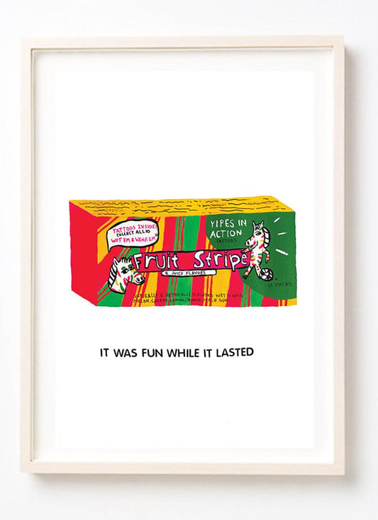 Fun While It Lasted Art Print | Kelly Puissegur (LA)