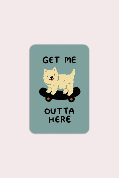 Get Me Outta Here Vinyl Sticker | Olivia Mew (Canada)