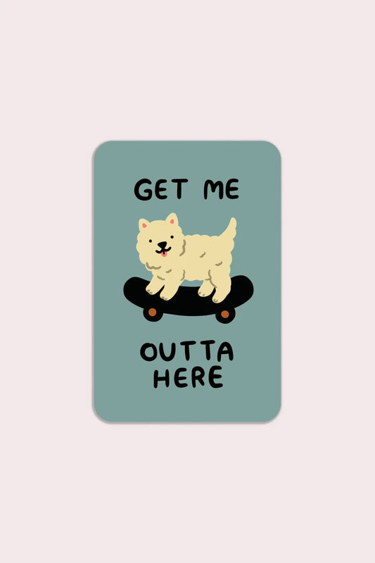 Get Me Outta Here Vinyl Sticker | Olivia Mew (Canada)