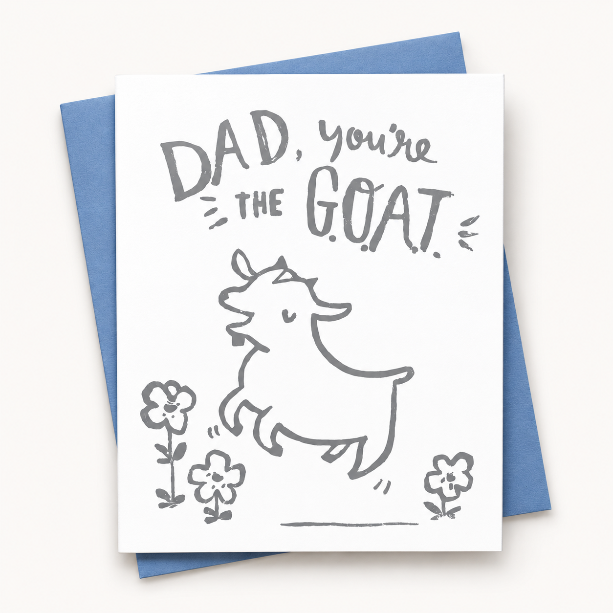 GOAT Dad Father's Day Card | Ghost Academy (CA)