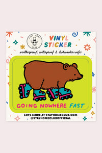 Going Nowhere Fast Vinyl Sticker | Olivia Mew (Canada)