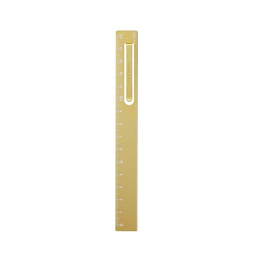 Slim Hasarula Ruler | Gold | Kutsuwa (Japan)