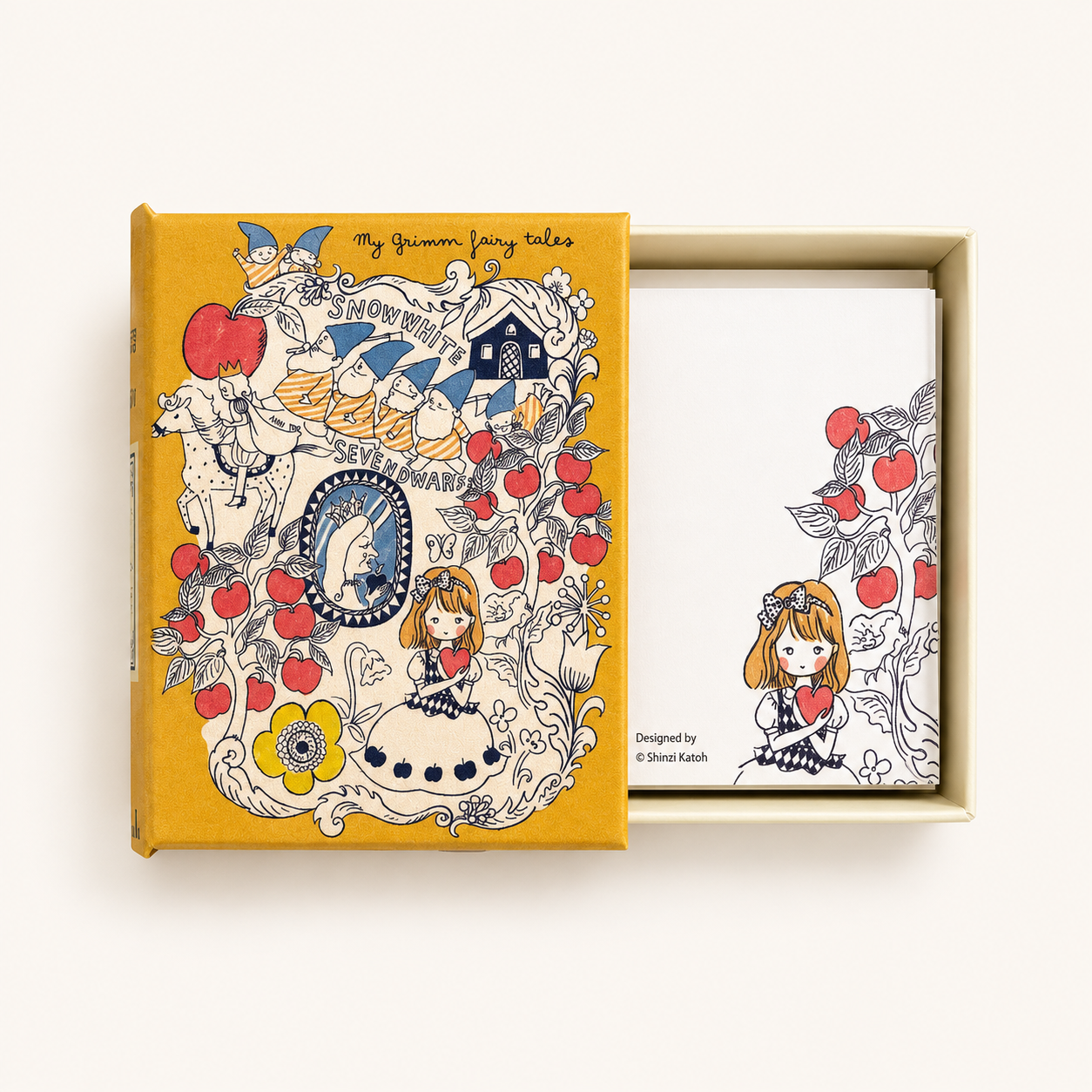 Grimm's Fairy Tales Mini Memo Book Box | Shinzi Katoh (Japan)