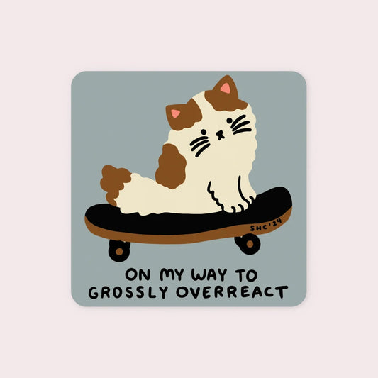 Overreact Vinyl Sticker | Olivia Mew (Canada)
