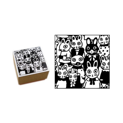 Gyu Cat Rubber Stamp | SANBY x Yumi Kitagishi (Japan)