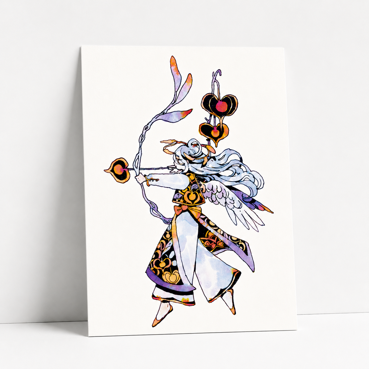 Heart Fruit Arrow Mini Print | Koyamori (CAN)