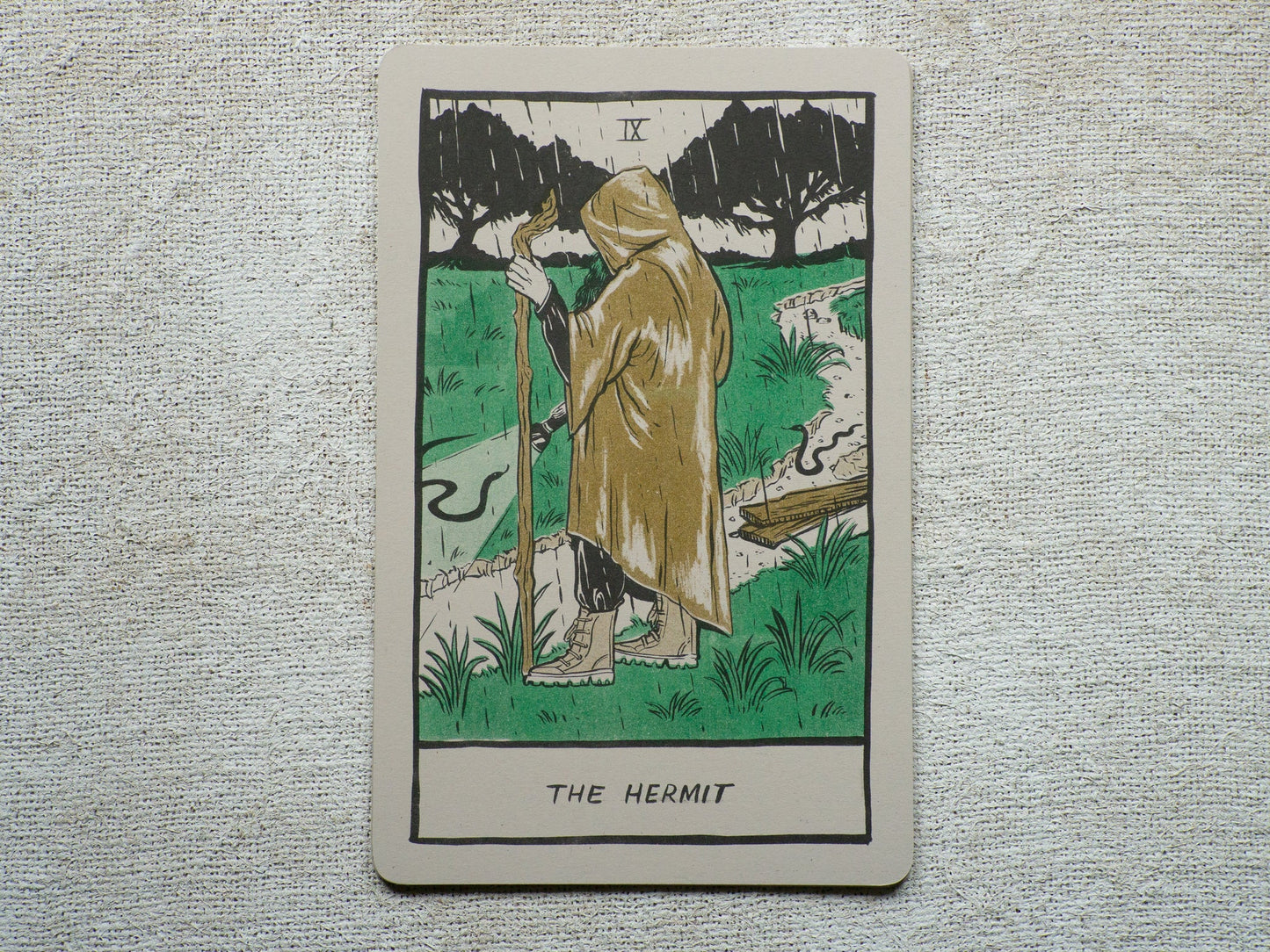 The Hermit Risograph Print | Sarah Welch (TX)