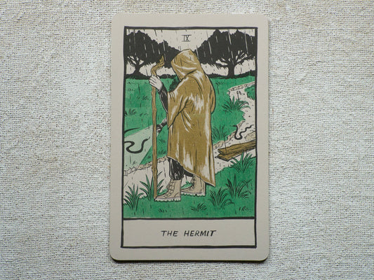 The Hermit Risograph Print | Sarah Welch (TX)