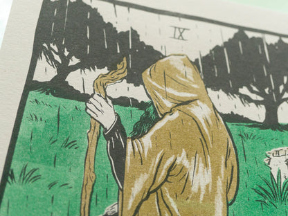 The Hermit Risograph Print | Sarah Welch (TX)
