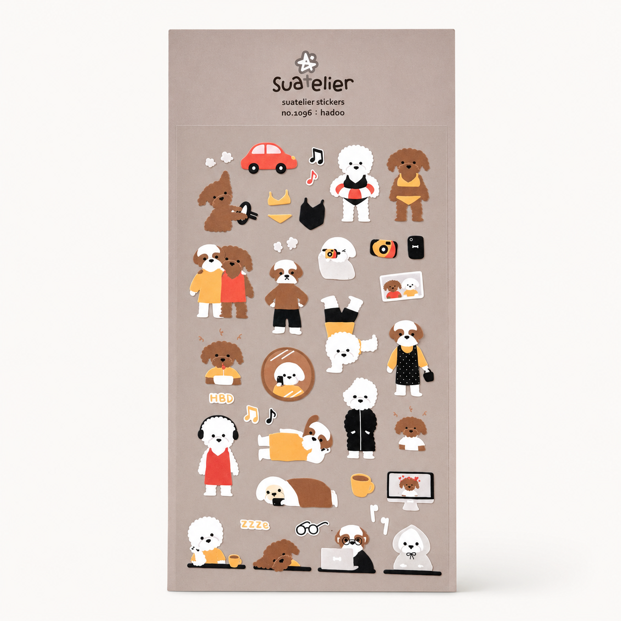 Hodoo Puppy Life Sticker Sheet | Suatelier (KOR)