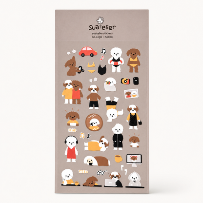 Hodoo Puppy Life Sticker Sheet | Suatelier (KOR)