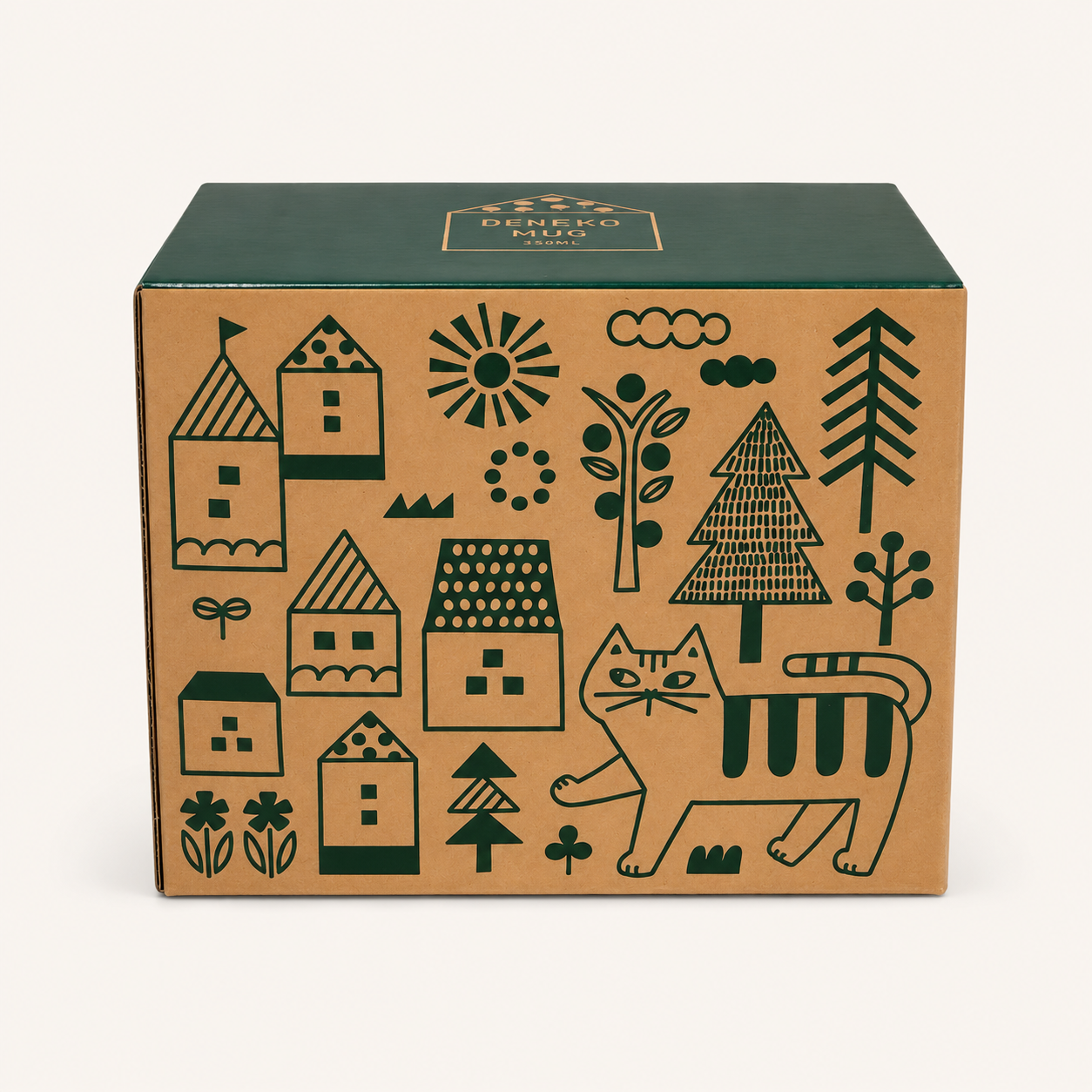 Cozy Town Cat Mug | Decole (Japan)