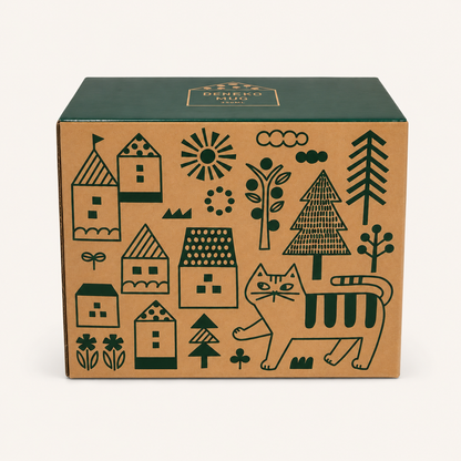 Cozy Town Cat Mug | Decole (Japan)