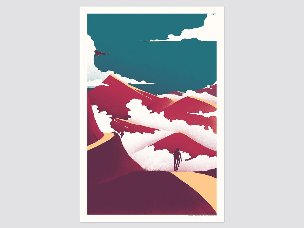 The Mountains II Screen Print | Alex Hanke (Hamburg)