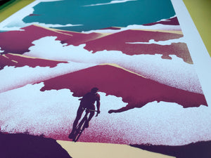 The Mountains II Screen Print | Alex Hanke (Hamburg)