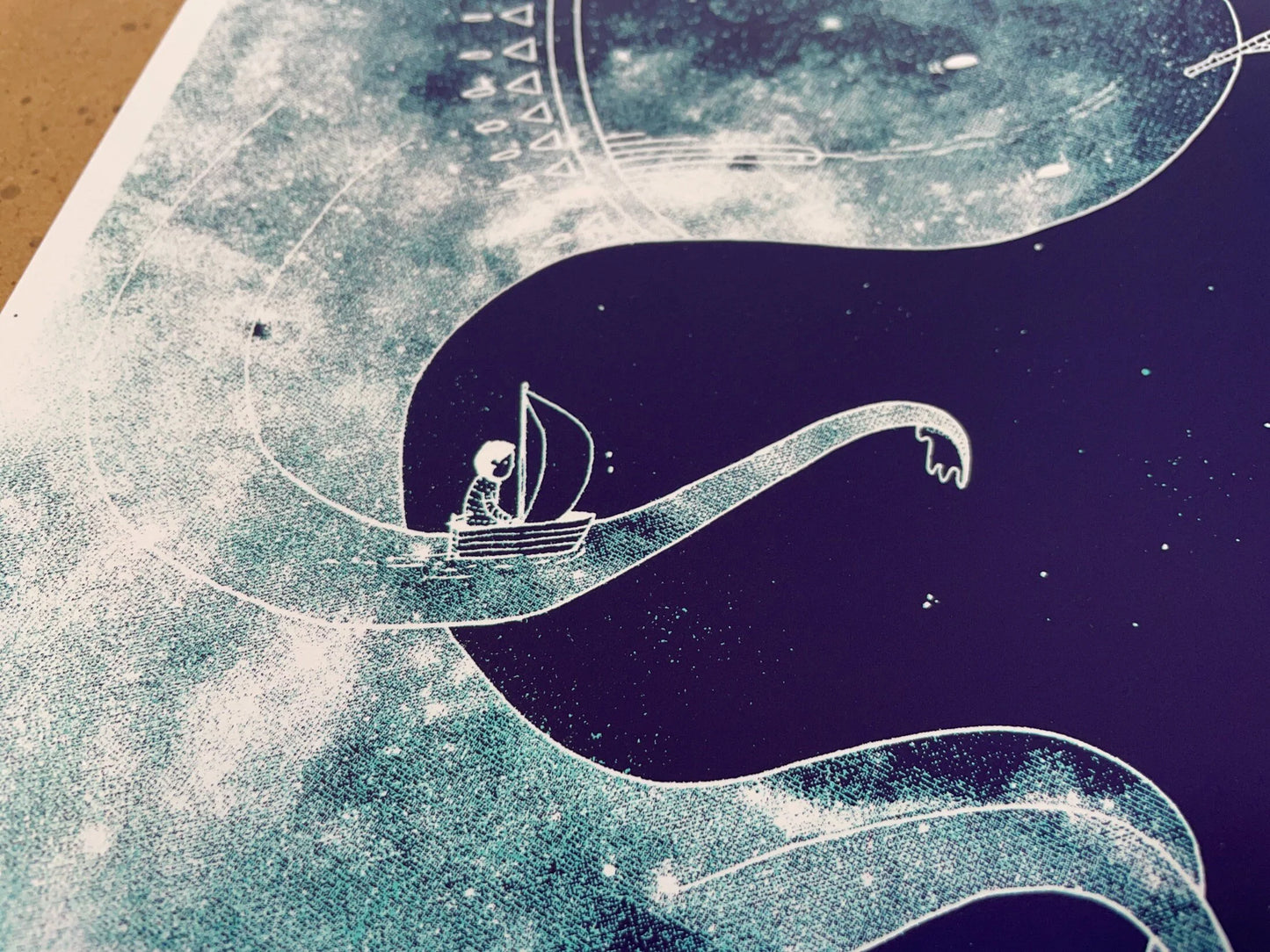 Welcome Ghosts Screen Print | Alex Hanke (Hamburg)