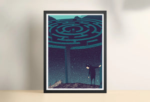 There Is A Pattern In The Wild Screen Print | Alex Hanke (Hamburg)