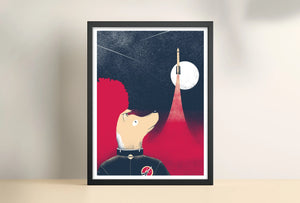Earth Dog Screen Print | Alex Hanke (Hamburg)