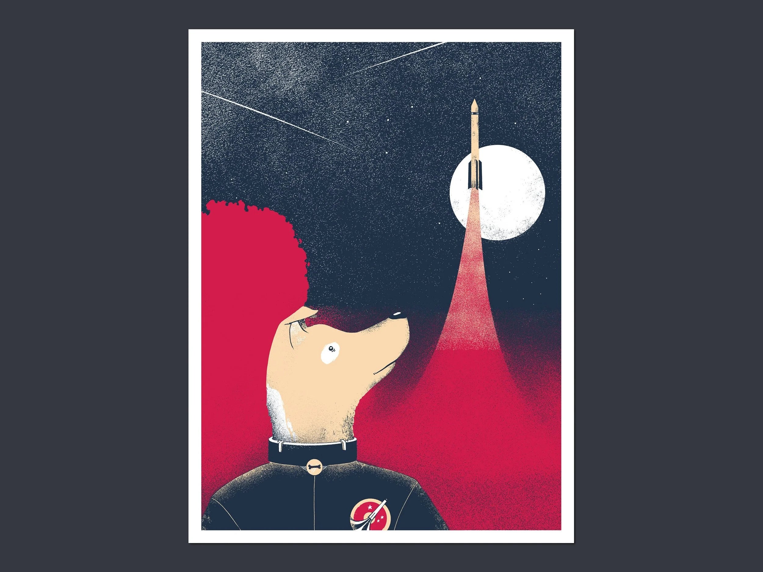 Earth Dog Screen Print | Alex Hanke (Hamburg) – WE ARE 1976