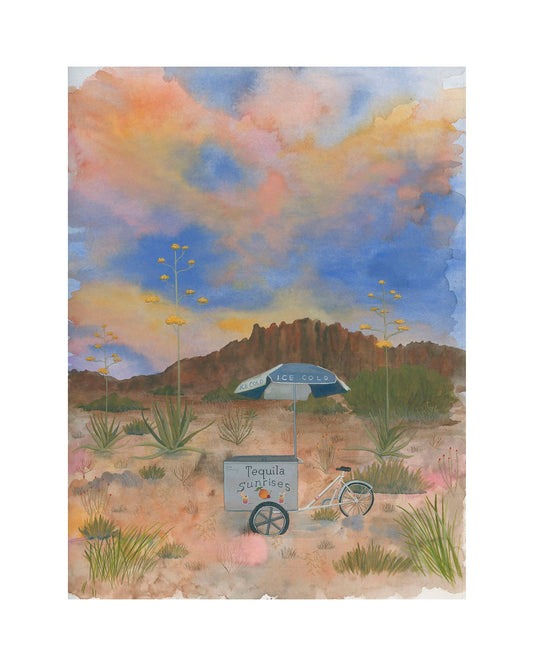 Tequila Sunrises Art Print | Heather Sundquist Hall (TX)