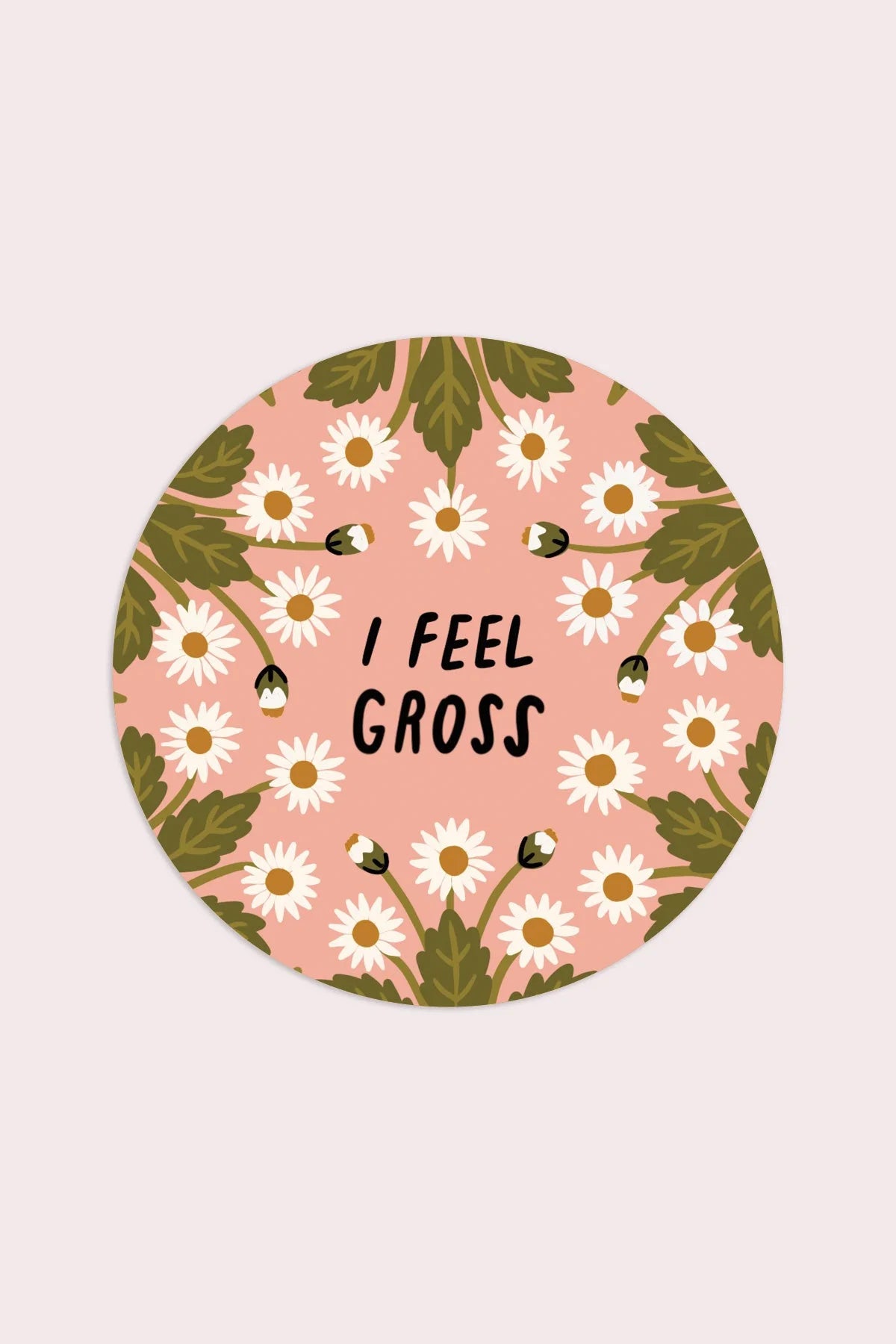 I Feel Gross Vinyl Sticker | SHC x Polyvinyl Records