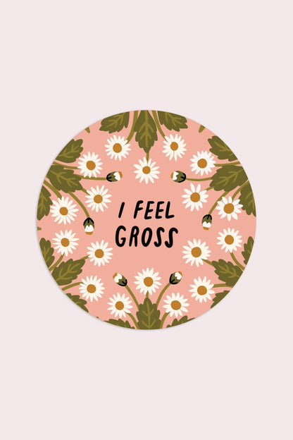 I Feel Gross Vinyl Sticker | SHC x Polyvinyl Records