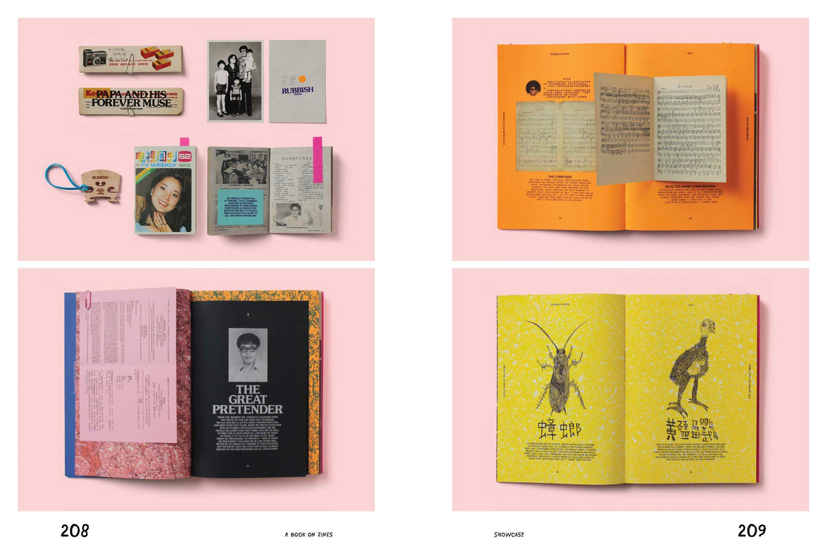 Inside spread from A Book on Zines by Victionary