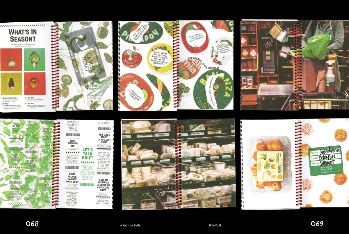 Inside spread from A Book on Zines by Victionary