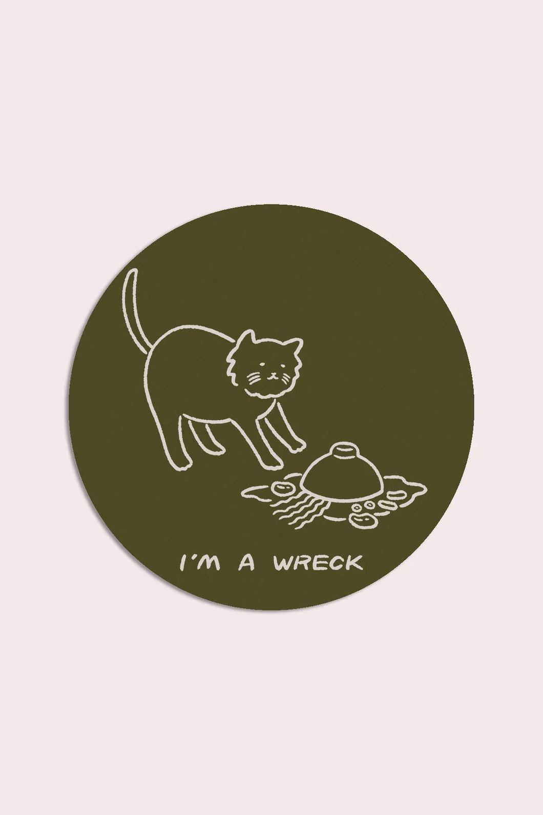 I'm A Wreck (Soup) Vinyl Sticker | Satoshi Kurosaki