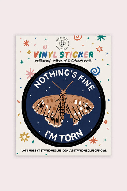 I'm Torn Vinyl Sticker | Olivia Mew