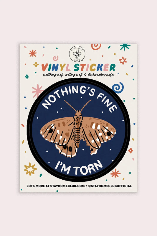 I'm Torn Vinyl Sticker | Olivia Mew