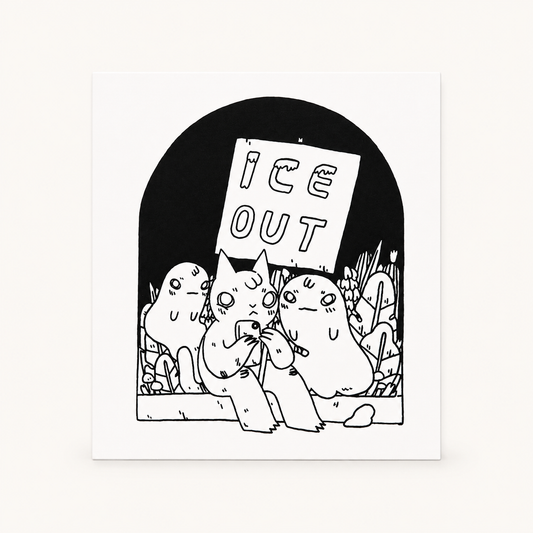 ICE OUT Vinyl Sticker | Deth P. Sun (CA)