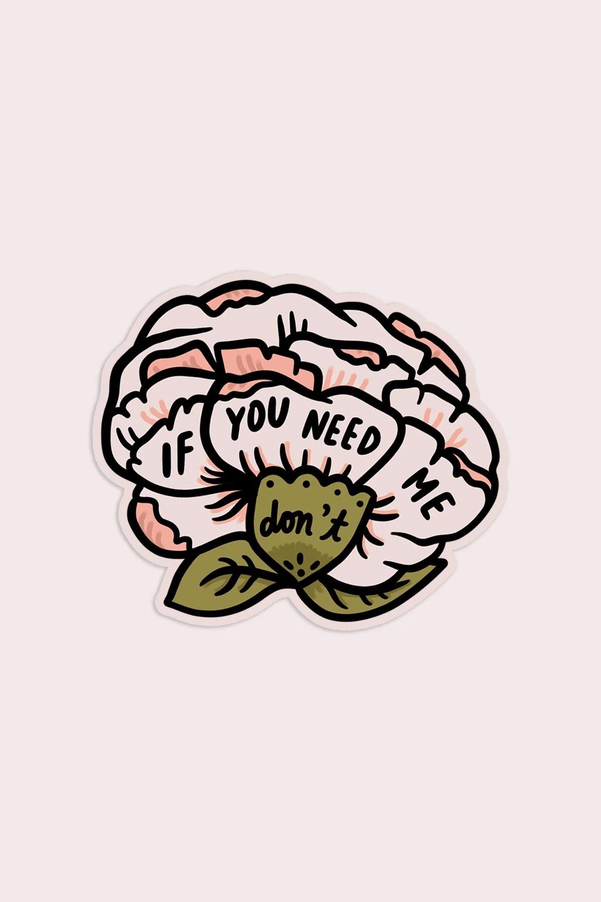 If You Need Me Vinyl Sticker | SHC x American Football