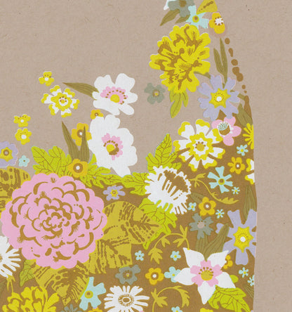 Deer in Garden Screen Print | Daria Tessler (OR)