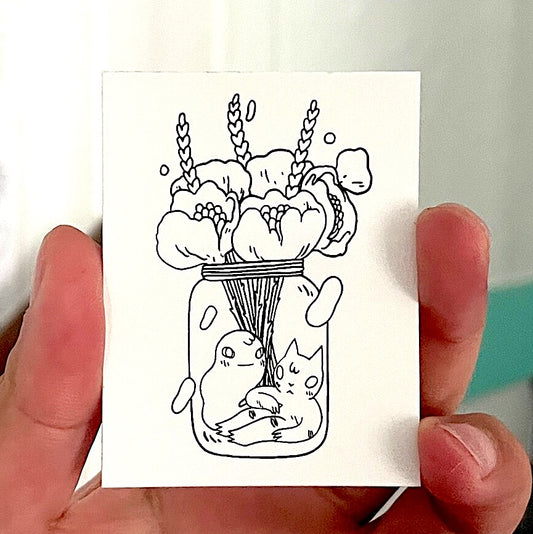 Cat in Flower Vase | Deth P. Sun (CA)