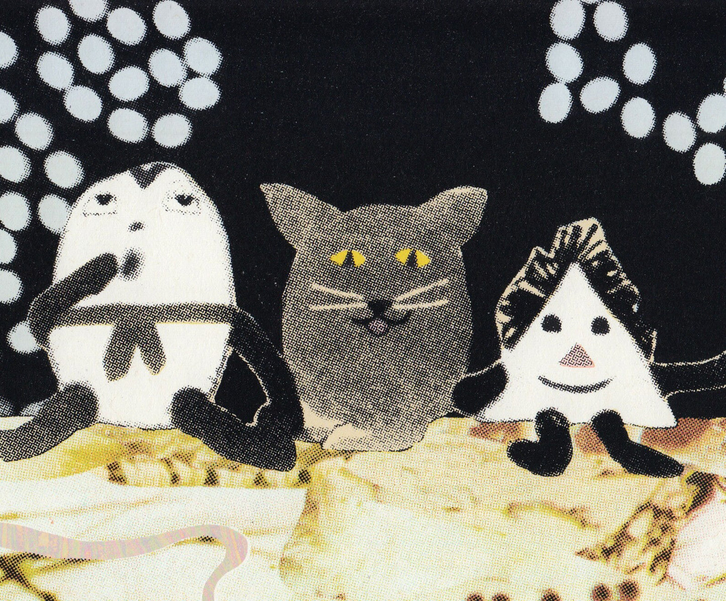 Cat Riding Fish Screen Print | Daria Tessler (OR)
