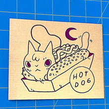 Load image into Gallery viewer, Hot Dog Cat | Deth P. Sun (CA)
