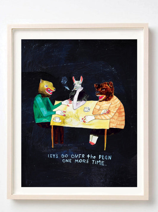 The Plan Art Print | Kelly Puissegur (LA)
