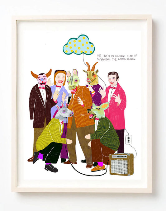 Slacks Art Print | Kelly Puissegur (LA)