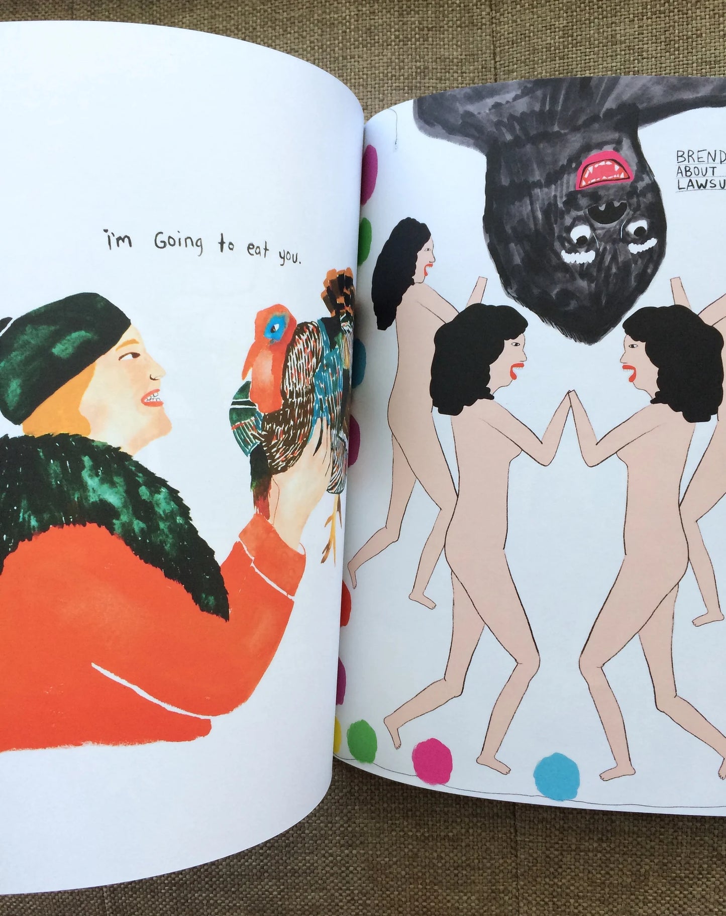 Drawings Made While Breastfeeding | Kelly Puissegur (CA)