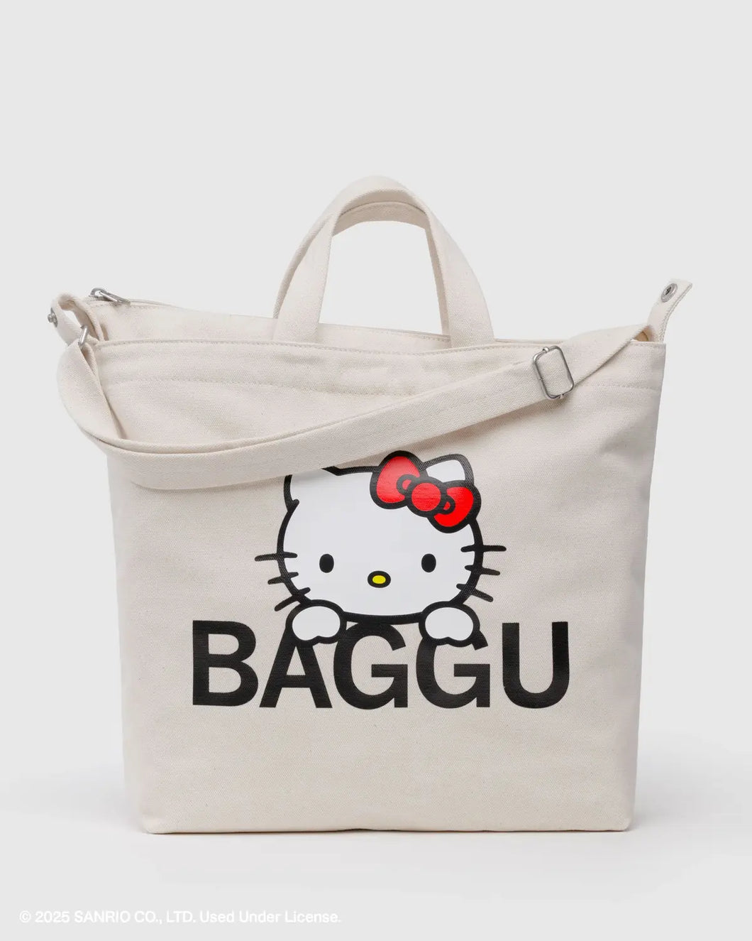 Sanrio Collab Horizontal Zip Duck Bag | Hello Kitty | Baggu (CA)
