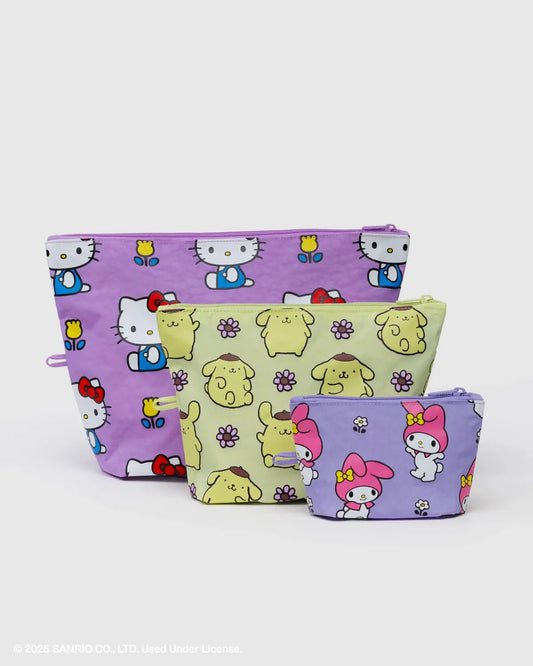 Sanrio Florals Go Pouch | Pompompurin | Baggu (CA)