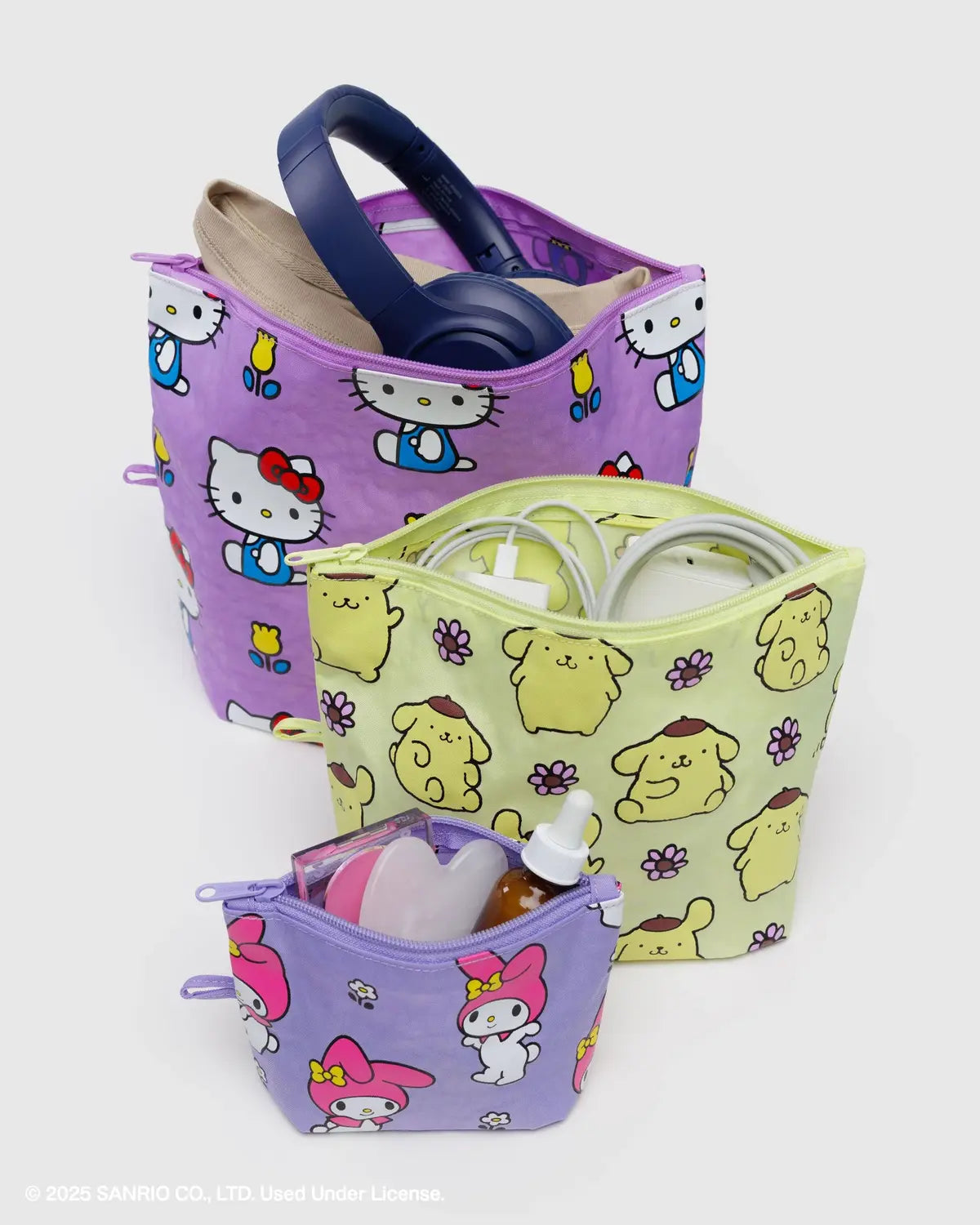 Sanrio Florals Go Pouch | Pompompurin | Baggu (CA)