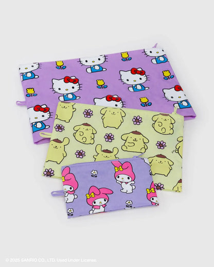 Sanrio Florals Go Pouch | Pompompurin | Baggu (CA)