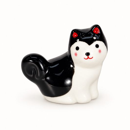 Shiba Inu Porcelain Chopsticks Rest