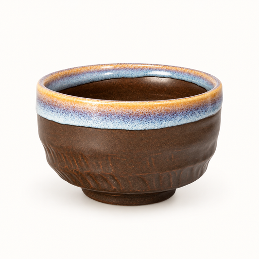 Mino Ware Matcha Bowl | Caramel Cape Glaze (Japan)