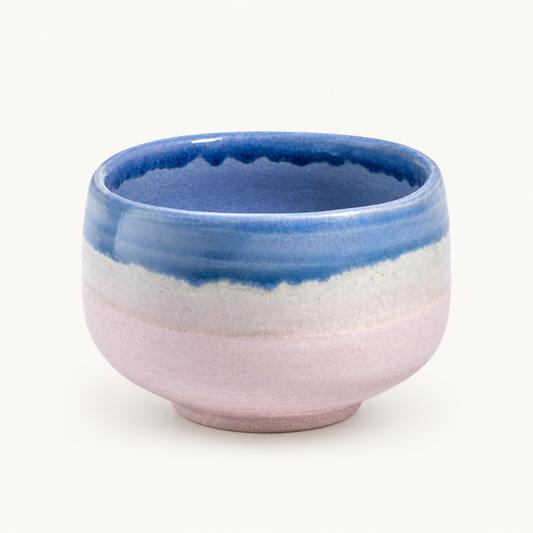 Mino Ware Matcha Bowl | Purple + Pink Glaze (Japan)