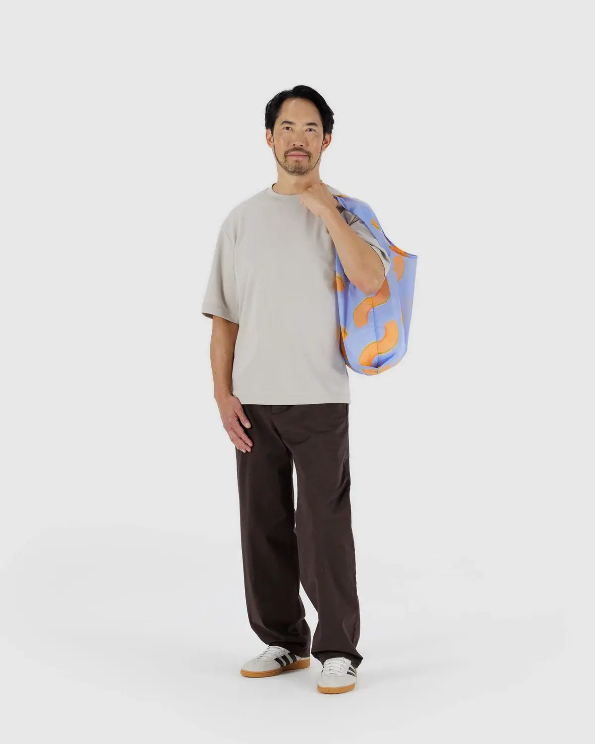 Japanese Produce Standard Baggu | Cantaloupe Blue | Baggu (CA)